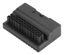 ATX 24Pin 90 Graders Adapter Förlustfri Transmission Moderkort 24Pin Hona till 24Pin Hane med Isolerande Skydd för Stationär PC