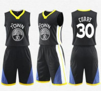 NBA 22/23 Warriors # 30 Sleeveless Sweatshirt Barn Tröja Set för Barn och Vuxna Children (155-160cm)
