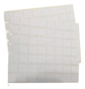 10 ark prislappar med klistermärken vita för butiker 12x18 mm