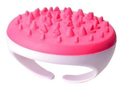 5x Anti Cellulite Silikon Kroppsmassage Handske Skrubb Bad Dusch Massager Borste