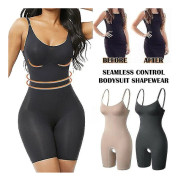 Fajas Colombianas Women Slimming Bodysuit Shapewear Underwear Belly Control Waist Trainer Full Body Shaper Thigh Slimmer Shaping Panty Nude xxs