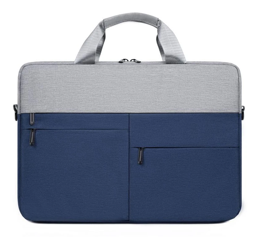 Höst- och Vinter Laptopväska 1 Herr- och Dam Affärs-Laptopväska Handväska Datorväska blå