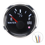 52mm2in Vattennivåmätare 9?32V DC Smartlarm för Marin Båt RV 0?190ohm Europeisk Sensor