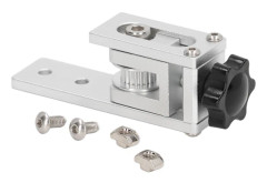 X Axes Bältessträckare Aluminiumlegering Förmonterad remsträckare för Ender 3 för CR10 3D-skrivare Silver