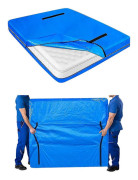 Vattentät madrassväska för flytt, queen size, återanvändbar madrassförvaringsväska, överraskningspresent 196*107*38 cm