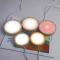 LED-ljus Dispaly Base Crystal Ball Hållare 8CMWARM LIGHT WARM 8cmWarm Light