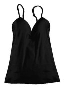 Sexiga justerbara linnen med inbyggd bh för kvinnor, camisole, vit