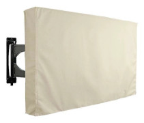 Mimigo Utomhus TV-skydd för 30 till 58 tums LCD, LED, Vattentätt, Väderbeständigt och Dammtätt TV-skärmskydd BEIGE 55-58 inches