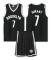 Mordely #7 Kevin Durant Baskettröja Set Nets Uniform för Barn Vuxna - Svart 2XL (170-175CM)