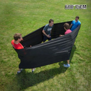 Elastic Training Band Trust Building Games Team Building Activityhigh Elasticity Large Black Circumference 600x75CM