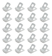 20 st Broms Bränsleledning Klämma Metall Slang Wrap Clamp Set Universal Passform De Flesta Fordon 5 16in