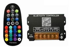 Bluetooth DC5-24V RGB LED Strip Ljus Kontroller 30A 4-Tråds 3-Kanals Konstant Spänning Lampa RF 29-Knapps Fjärrkontroll Dimmer