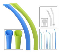 Dental Autoklaverbara Starka Sugspetsar, Dental Anknäbbs Evakueringsspetsar Aspirator Salivrör Sugspetsar Dentalmaterial