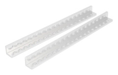 L-formad balkkanal 1 par 18 hål robotdelar DIY-kit 12x12x152mm