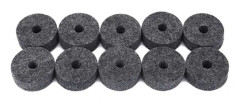 10 st Jazztrumcymbalfiltpads Musikinstrumenttillbehör Grå