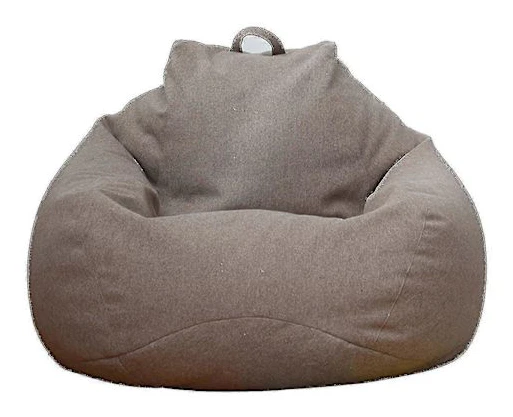 Helt Ny Extra Stor Sittsäck Fåtölj Sofföverdrag Inomhus Lazy Lounger För Vuxna Barn Hotsale!_Billiga Gåvor Brun