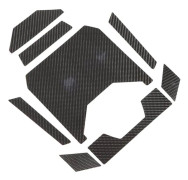 Centerkonsolens förvaringsbox Cover Trim Kolfibermaterial Ersättning för Polaris RZR PRO XP 2021+