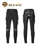 Sulaite motorcykelskyddbyxor, motorcykel offroadbyxor, långa skydd, knä, höft, höftskydd, racingteamshorts black yes