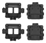 RC Växellådshus Svart Plast Transmissionsfodral för Wltoys 284161 284010 284131 K969 K989 Ny Version