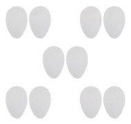 5 par högklackade skor halkskydd klistermärke slitstark anti-glid skoklistermärken högklackade sulklistermärken (FMY) White 9.5X6.3cm