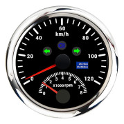 [LCS] 85mm GPS-hastighetsmätare med 8000 rpm varvräknare Universal Motorcykel Digital Hastighetsmätare Tacho Meter Sensor för Bil Lastbil Båt 12v