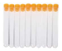 10x Transparent Stickning Sömnad Filtning Nål Plastflaska Förvaringsbehållare