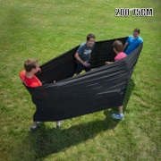 Elastic Training Band Trust Building Games Team Building Activityhigh Elasticity Large Black Circumference 200x75CM