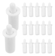 [LCS]Fjäderbelastade lamellstift Fönsterlucka Reparationsstift Träfönsterluckor Gör-det-själv-ersättning 120 st White 2.00X0.80X0.80CM