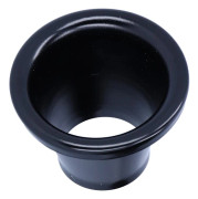 1.9in Luftintag Turbo Horn Velocity Stack Adapter CNC Aluminium Bilmodifieringstillbehör Svart