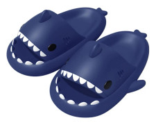 Tiburon Unisex halkfria flip-flops sommar tjocka tofflor bekväma strandskor Degradado Blanco Azul 44/45 EU