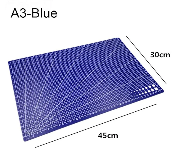 Skärmatta Skärbräda A3-BLÅ A3-BLÅ A3-Blue