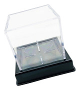 Klar Displaybox med Ställ, Basebollhållare för Organisation & Visning