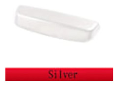 Lämplig för Land Rover Discovery 3 Discovery 4 Lr3 Lr4 04-16 bilstyling ABS svart armstödsbox skydd knapp dekal bil dekoration silver