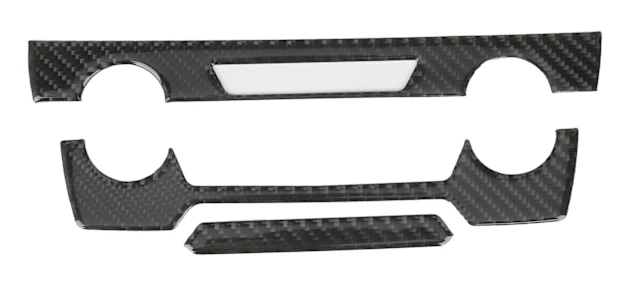 Kolfiber Mittkonsol CD Panel Trim Skydd för Honda CRV 2016 2019