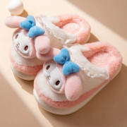 Sanrio Barn Bomullstofflor | Varma Inneskor för Vintern | Söta Familjematchande Tofflor*220 Innerlängd 21cm*My Melody My Melody 220 Inner length 21cm