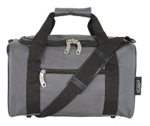 Lightweight hand luggage cabin size duffle bag 2nd bag underseat easyjet ryanair Grey