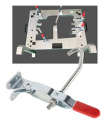 J-hook type quick clamp mechanical quick hold hook quick clamp pull lock