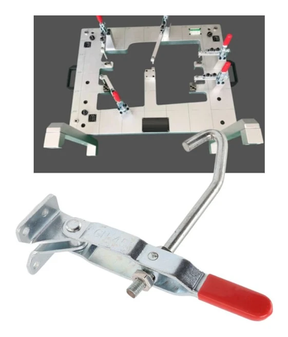 J-hook type quick clamp mechanical quick hold hook quick clamp pull lock