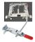J-hook type quick clamp mechanical quick hold hook quick clamp pull lock