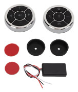 10 nycklar Bilratt Kontrollknapp Volymjustering Handsfree Ring Trådlös Universal Multimedia Controller