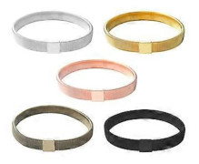 5 st Fleximounts Ärmhållare Elastiska Armband Bartender Ärm Strumpeband Skjorta Armband Guld