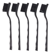 5 st svarta halkfria handtag anti-damm statisk ESD omarbetning behandlingsborste 17 cm