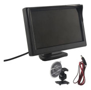 5 tums 800X480 HD TFT LCD-skärm med dubbla fästen för bilbackkamera/backspegel/DVD-spelare/multimedia