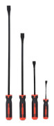 4st vinklad spets prybar set 8in 12in 18in 24in 60HRC förstärkt 30° böjd bildäck reparation pry bar kit