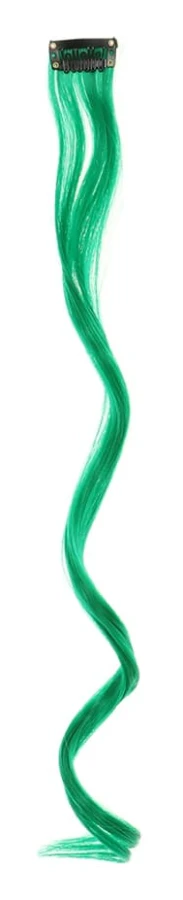 Syntetisk Clip On Hair Extension Färgglad rakt hårförlängningsklämma i hårstycke Högtemperaturfiber hårtillbehör