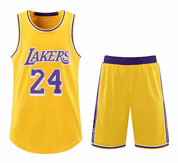 #24 Kobe Bryant Basketboll Set Lakers Ungdomströja