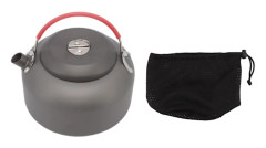 1,4L utomhus vattenkokare i aluminiumlegering hopfällbart handtag camping tekanna för bärbar gasspis ryggsäck