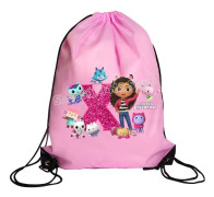 Gabby Dollhouse Girl Dragsko Sport Vattentät Ryggsäck Bunt Ficka Terylene Basketväska Tecknad Anime Födelsedagspresent GB947 Size 34X43CM