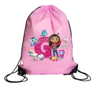 Gabby Dollhouse Girl Dragsko Sport Vattentät Ryggsäck Bunt Ficka Terylene Basketväska Tecknad Anime Födelsedagspresent GB930 Size 34X43CM