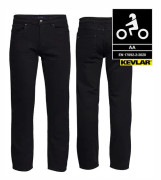 KEVLAR JEANS BLACK - SHORT LEG CE AA STRETCH MC JEANS - MCV DS5